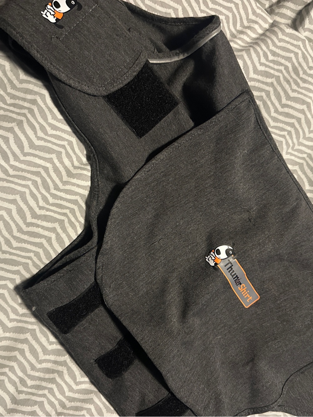 Thundershirt Dark Gray Calming Dog Jacket